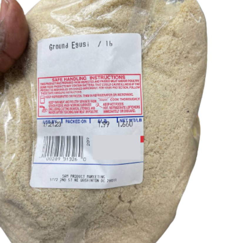 GROUND EGUSI (1.6LBS) image 0